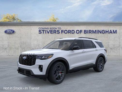 Space White Metallic 2026 Ford Explorer ST-Line