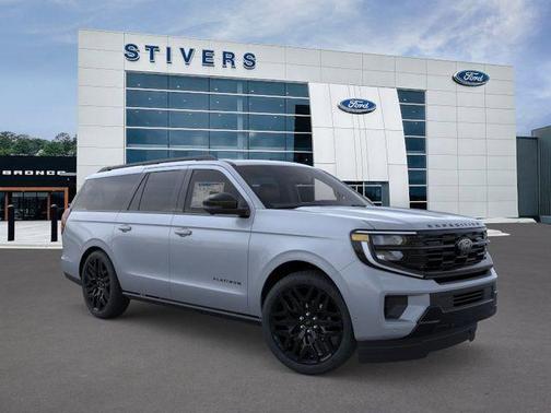Glacier Gray Metallic Tri-Coat 2026 Ford Expedition Max Platinum