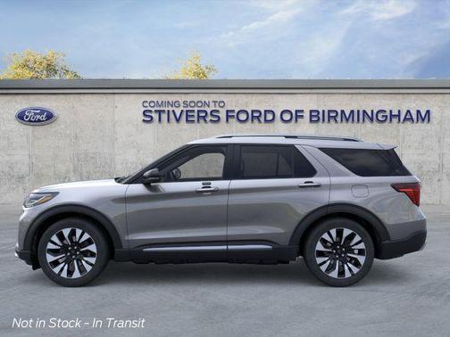 Carbonized Gray Metallic 2026 Ford Explorer Platinum