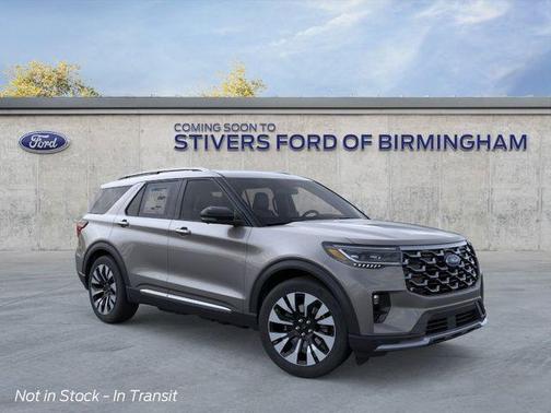 Carbonized Gray Metallic 2026 Ford Explorer Platinum