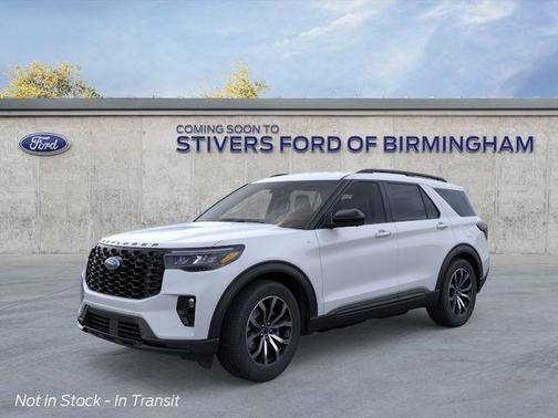Space White Metallic 2026 Ford Explorer ST-Line