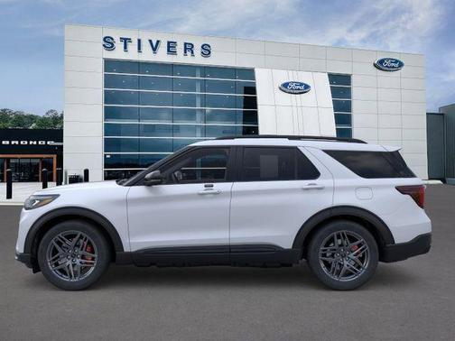 Space White Metallic 2026 Ford Explorer ST