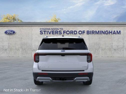 Space White Metallic 2026 Ford Explorer Platinum