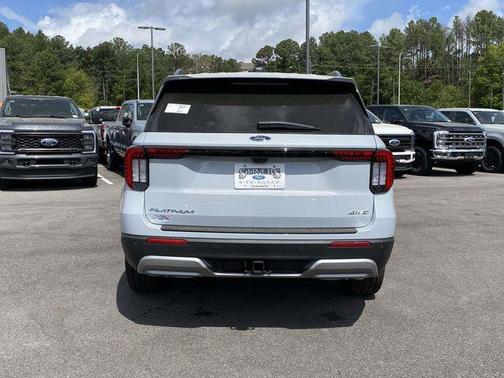 Space White Metallic 2026 Ford Explorer Platinum