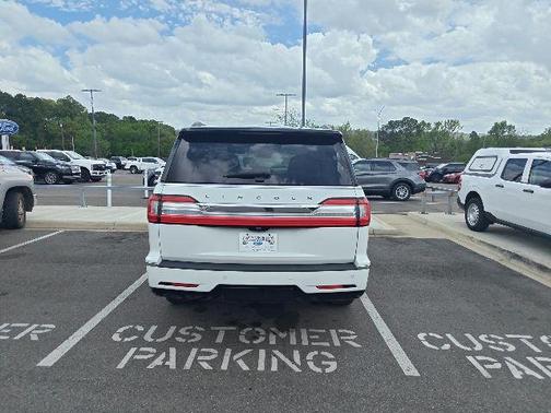Pristine White 2021 Lincoln Navigator Black Label