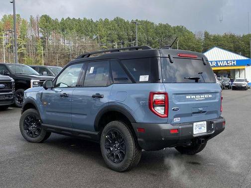 Azure Gray Metallic Tri-Coat 2025 Ford Bronco Sport Badlands