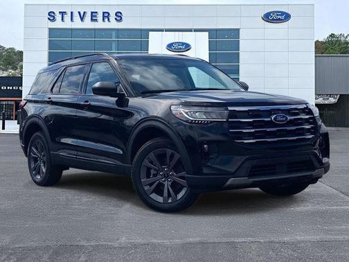 Black Metallic 2026 Ford Explorer Active w/200A Pkg