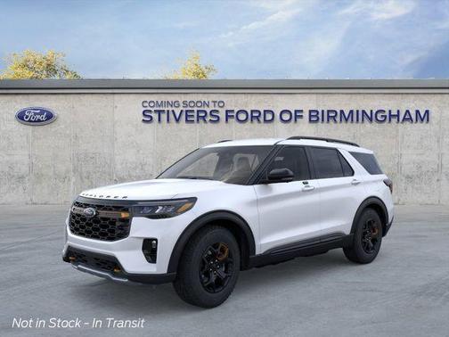 Star White Metallic Tri-Coat 2026 Ford Explorer Tremor