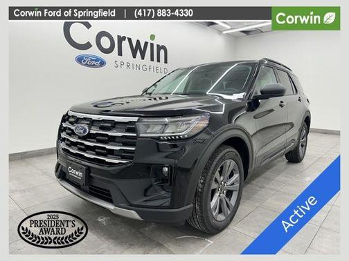 Black Metallic 2026 Ford Explorer Active