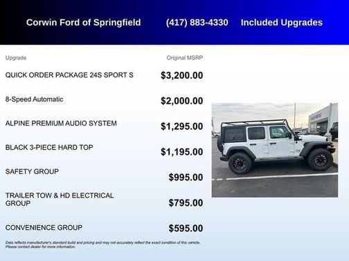 2018 Jeep Wrangler Unlimited Sport