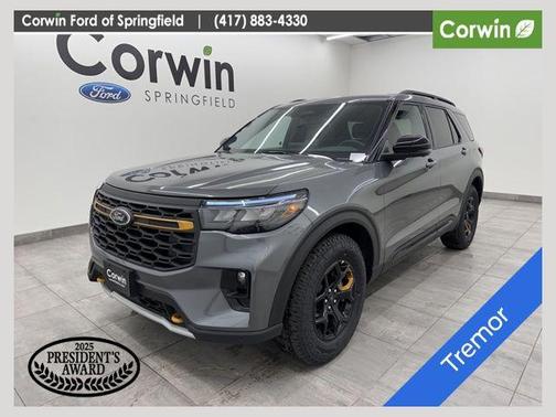 Carbonized Gra 2026 Ford Explorer Tremor