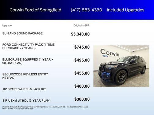 Agate Black Metallic 2026 Ford Explorer ST