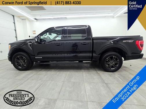 Agate Black Metallic 2022 Ford F-150 XLT