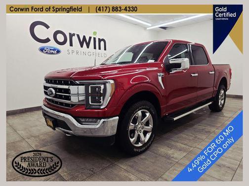Rapid Red Metallic Tinted Clearcoat 2023 Ford F-150 Lariat