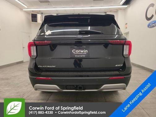 Agate Black Metallic 2026 Ford Explorer Platinum
