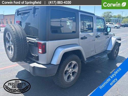 Billet Silver Metallic Clearcoat 2018 Jeep Wrangler JK Unlimited Sahara