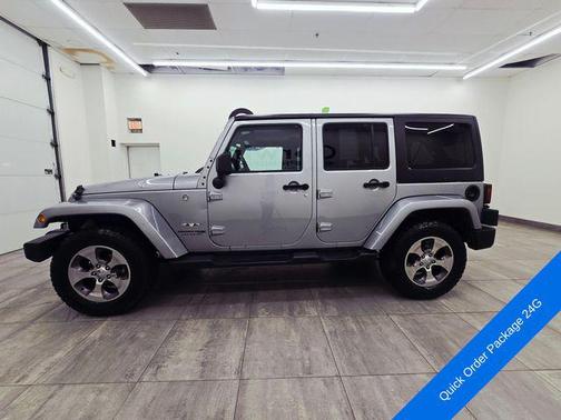 Billet Silver Metallic Clearcoat 2018 Jeep Wrangler JK Unlimited Sahara
