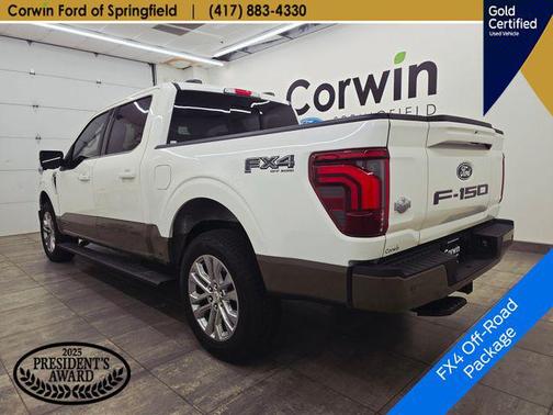 Star White Metallic Tri-Coat 2025 Ford F-150 King Ranch
