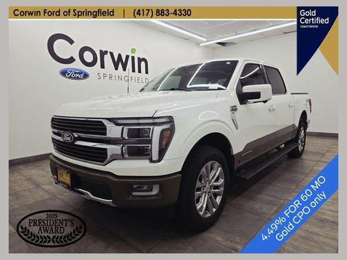 Star White Metallic Tri-Coat 2025 Ford F-150 King Ranch