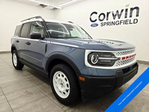Azure Gray Metallic Tri-Coat 2025 Ford Bronco Sport Heritage