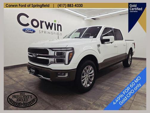 Star White Metallic Tri-Coat 2025 Ford F-150 King Ranch