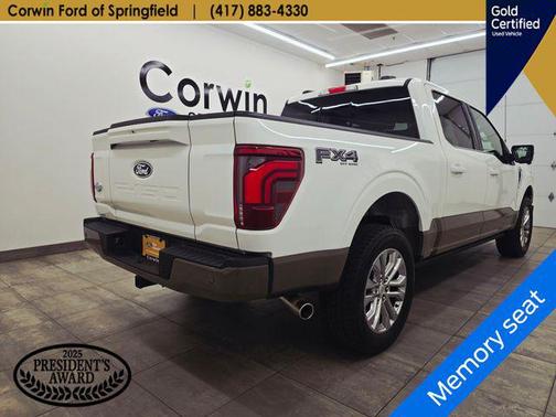 Star White Metallic Tri-Coat 2025 Ford F-150 King Ranch