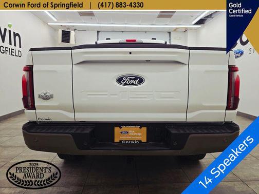 Star White Metallic Tri-Coat 2025 Ford F-150 King Ranch