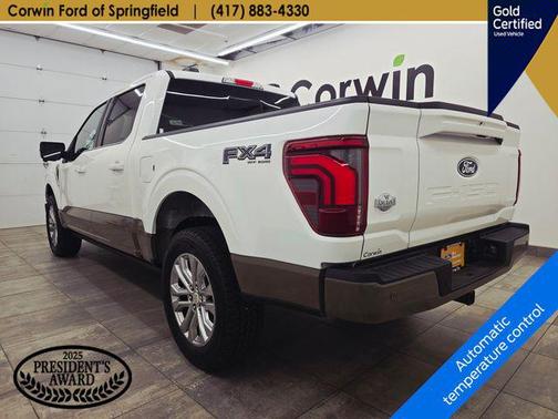 Star White Metallic Tri-Coat 2025 Ford F-150 King Ranch