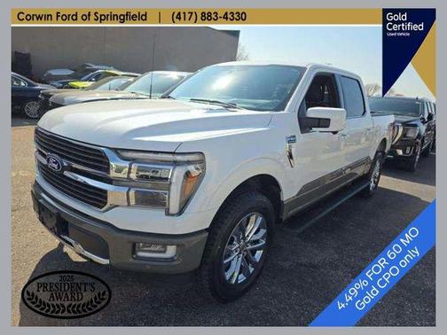 Star White Metallic Tri-Coat 2025 Ford F-150 King Ranch