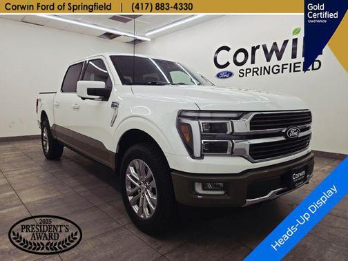 Star White Metallic Tri-Coat 2025 Ford F-150 King Ranch