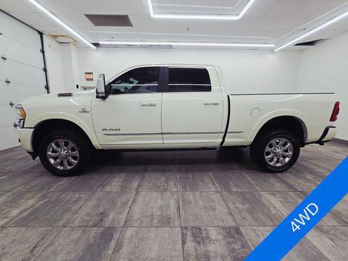 Pearl White 2024 RAM 2500 Limited Crew Cab 4x4 6'4' Box