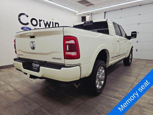 Pearl White 2024 RAM 2500 Limited Crew Cab 4x4 6'4' Box