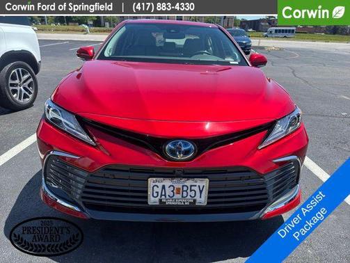 Supersonic Red 2024 Toyota Camry Hybrid XLE