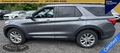 Gray Metallic 2024 Ford Explorer XLT