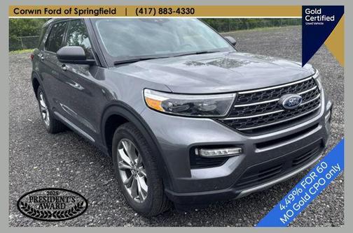 Gray Metallic 2024 Ford Explorer XLT