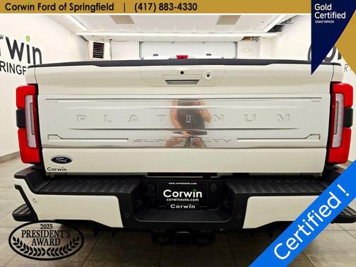 Star White Metallic Tri-Coat 2026 Ford F-350 Platinum