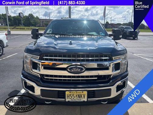 Blue 2018 Ford F-150 XLT