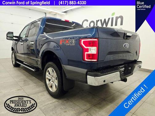 Blue 2018 Ford F-150 XLT