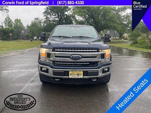 Blue 2018 Ford F-150 XLT