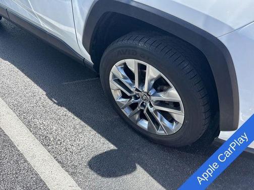 Super White 2020 Toyota RAV4 XLE Premium