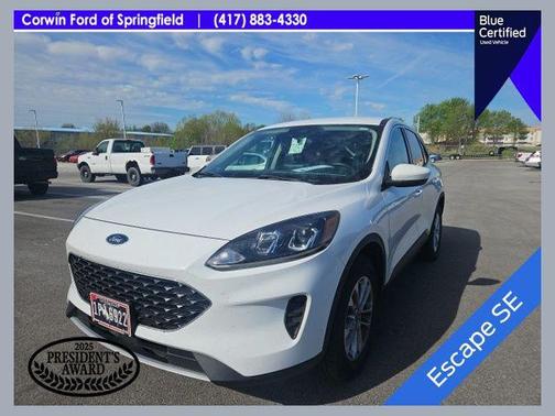 Oxford White 2020 Ford Escape SE