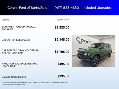 2025 Ford Bronco Outer Banks