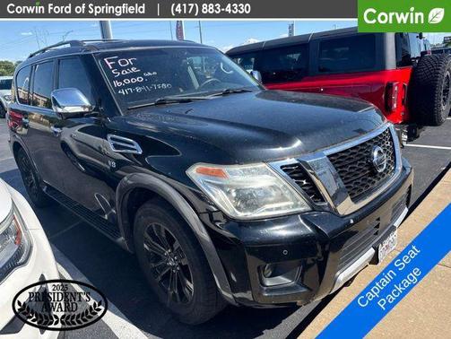 Super Black 2017 Nissan Armada Platinum