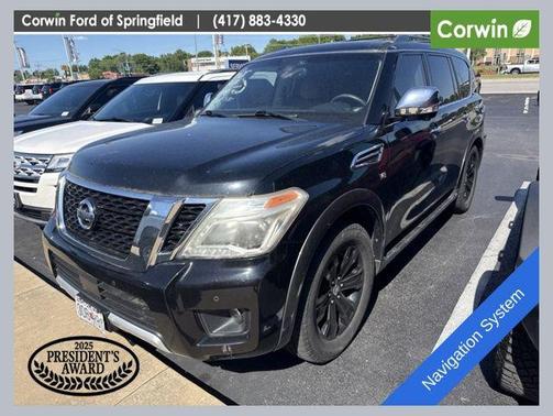 Super Black 2017 Nissan Armada Platinum