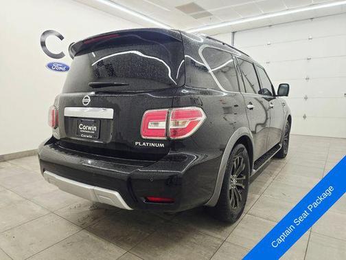 Super Black 2017 Nissan Armada Platinum