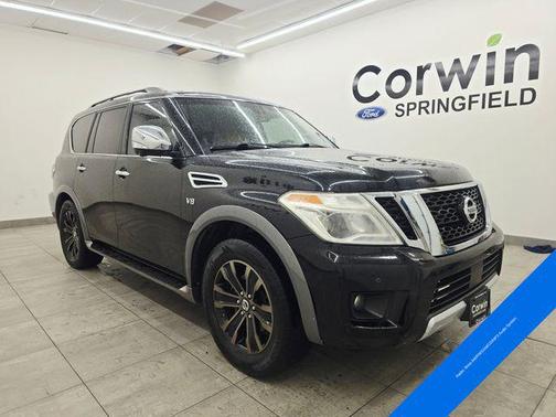 Super Black 2017 Nissan Armada Platinum