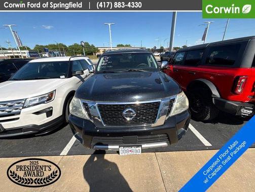 Super Black 2017 Nissan Armada Platinum