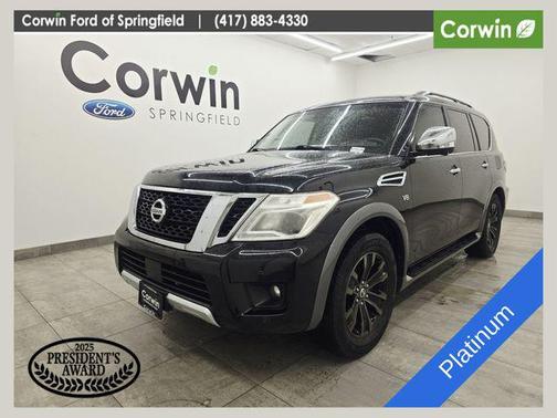 Super Black 2017 Nissan Armada Platinum