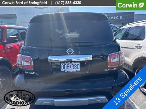 Super Black 2017 Nissan Armada Platinum