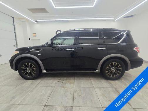 Super Black 2017 Nissan Armada Platinum